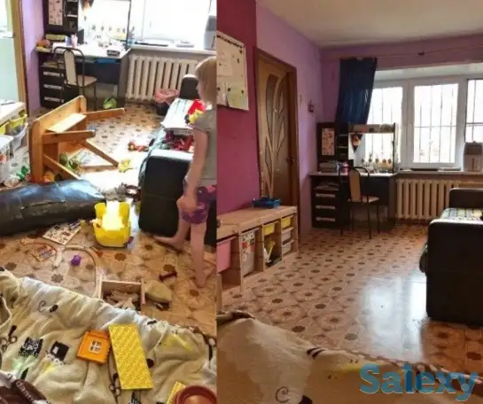 Генеральная влажная уборка после ремонта квартир домов коттеджей офисов магазинов кафе ресторан склад помещений, фотография 6