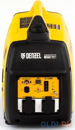 Генератор инверторный gt-2200is, 2,2 квт, 230 в, бак 4 л, закрытый, фотография 1