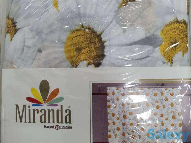 Стильные Шторки для душа и ванны, Турция Яркие Ромашки, фотография 2