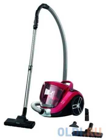 Пылесос tefal tw4853ea 550вт черный/красный, фотография 1