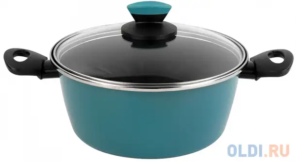 Кастрюля vitrinor lotus 20 20 см сталь, фотография 1