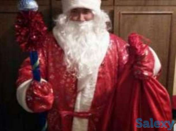 Прокат /Продажа новогодних костюмов Деда мороза + посох и Снегурочки в Астане., фотография 2