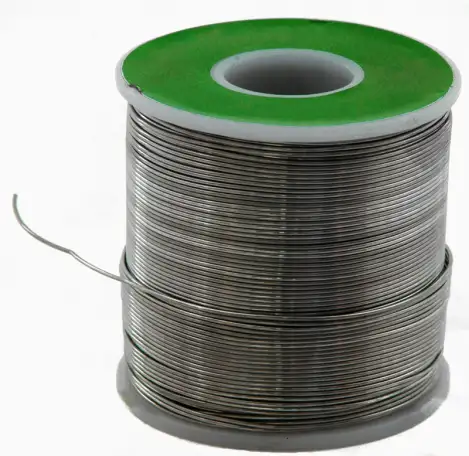 Припой с флюсом, Марка: ПОС30; ПОС40; ПОС61..., Вид: проволока; круг; пруток..., Стандарт: ГОСТ 219.31-76..., фотография 1