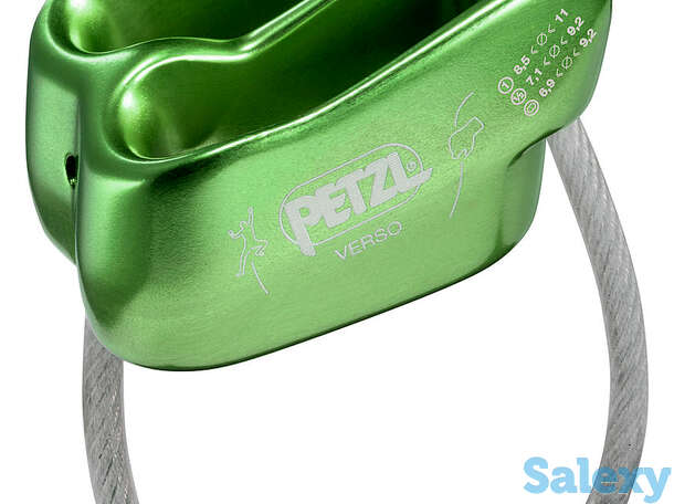 Страховочно-Спусковое Устройство Petzl Verso New Green, фотография 1