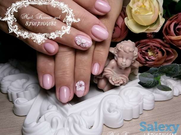 Комбиманикюр с покрытием гель лаком, фотография 8