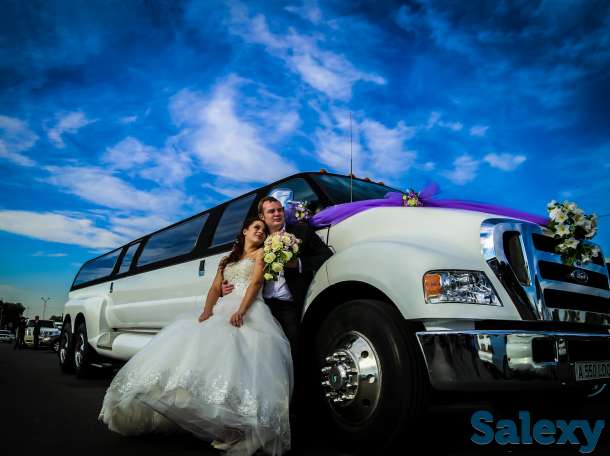 Лимузины Алматы на свадьбу и день рождения, выписка из роддома, трансфер в аэропорт, юбилеи и выпускной, фотография 7