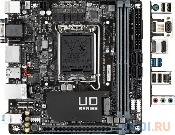 Материнская плата gigabyte h610i ddr4, фотография 1