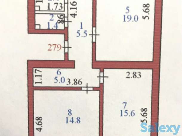 Продам 3 комнатную квартиру, Құдайбердіұлы 29/1, фотография 1