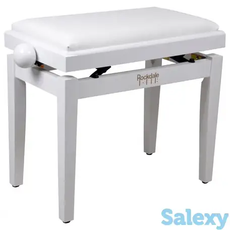 Банкетка для пианино rockdale 5111-w, фотография 1