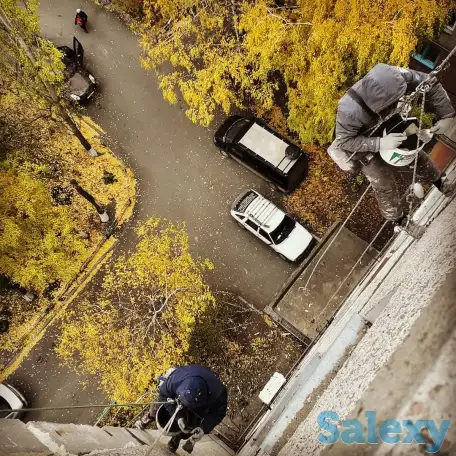 Высотные работы,альпинисты,верхолазы,утепление квартир,домов,чистка крыш от снега, надели,высотный клининг., фотография 8