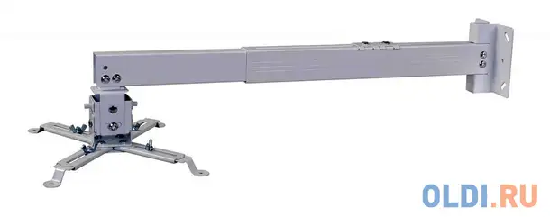 Кронштейн для проектора cactus cs-vm-pre02-wt белый макс.23кг настенный и потолочный поворот, фотография 1