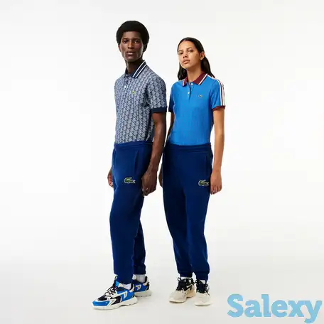 Флисовые спортивные брюки lacoste unisex из органического хлопка, фотография 1