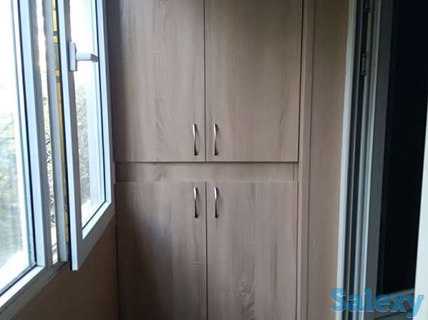 Балконы в Талгаре:утепление, обшивка сайдингом, отделка Мдф декор., фотография 9