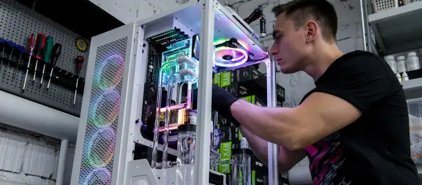 сборка компьютера, фотография 1