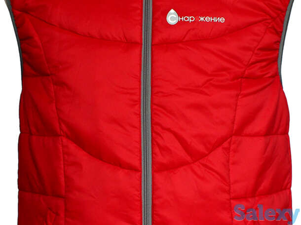 Жилет мужской пуховый снаряжение лайт красный, фотография 1