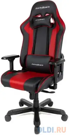 Кресло для геймеров dxracer king чёрный красный, фотография 1