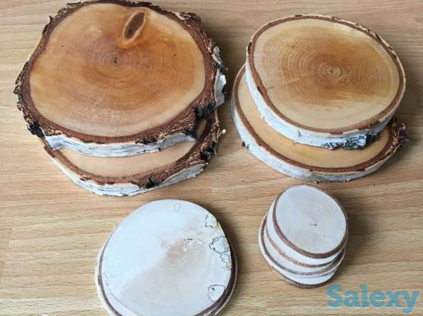 Набор из спилов березы, фотография 1