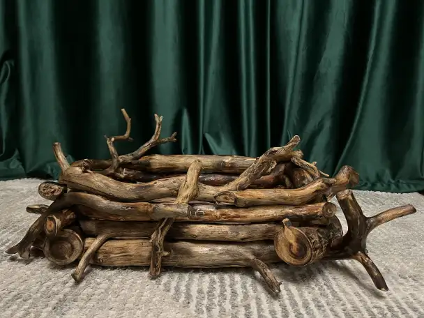 Кашпо из настоящего дерева, фотография 1