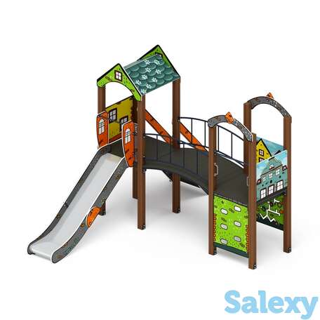 Детский игровой комплекс «рада (город)» дик 2.01.2.05-01 h=1200, фотография 1