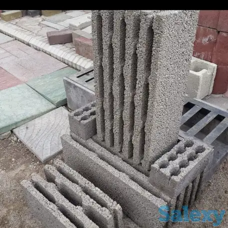 Сплитерные блоки,прямоугольные брусчатки вибропрессованные, газоблоки, фотография 5