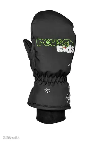Варежки reusch 17-18 kids mitten black, фотография 20