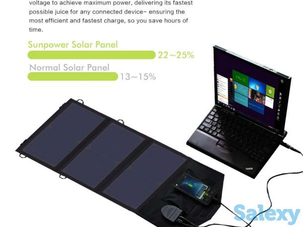Продам портативная раскладная солнечная зарядная панель для мобильных устройств и ноутбуков, AP-SP18V21W, фотография 1
