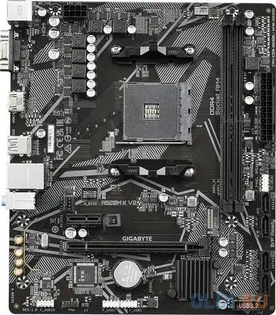 Материнская плата gigabyte a520m k v2, фотография 1