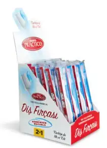 Одноразовая зубная щетка с пастой внутри, фотография 7