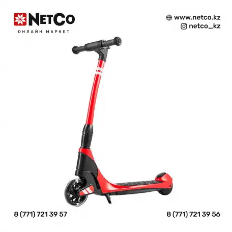 Электросамокат TRIBE Kid Go красный 54 колеса 40 Вт мотор 25 Ач батарея TES-KIDGORED, фотография 1