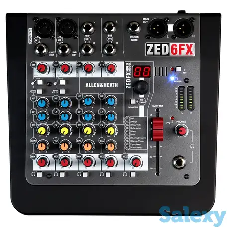 Аналоговый микшерный пульт allen & heath zed6fx, фотография 1