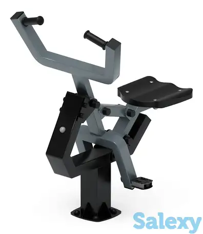 Наездник (серый) - уличный тренажер - ст 033-13, фотография 1