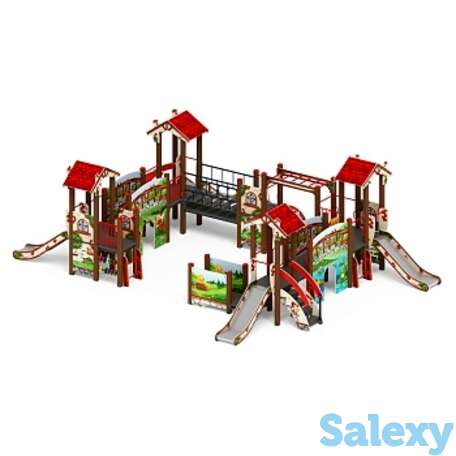 В гостях у сказки - дик 1.05.01-10.с - игровой комплекс h=900, фотография 1