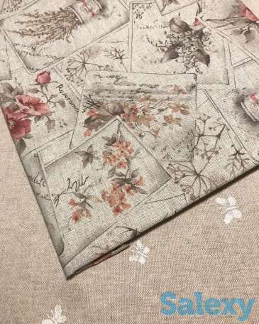 Скатерть с тефлоновым покрытием Винтаж Цветы из Италии, фотография 1