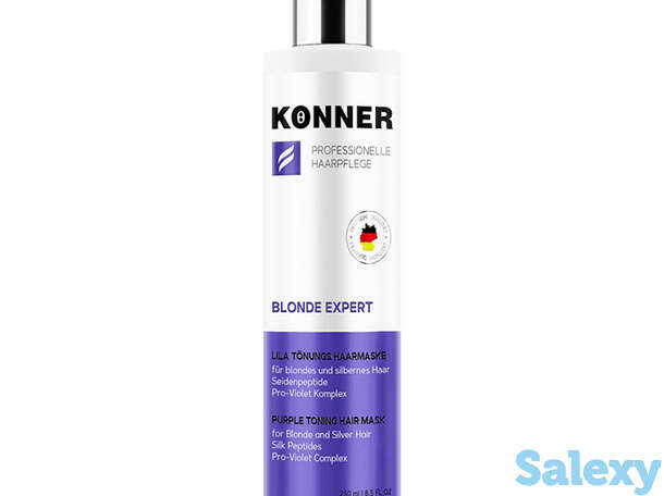 Маска для волос konner blonde expert purple toning hair mask, фотография 1