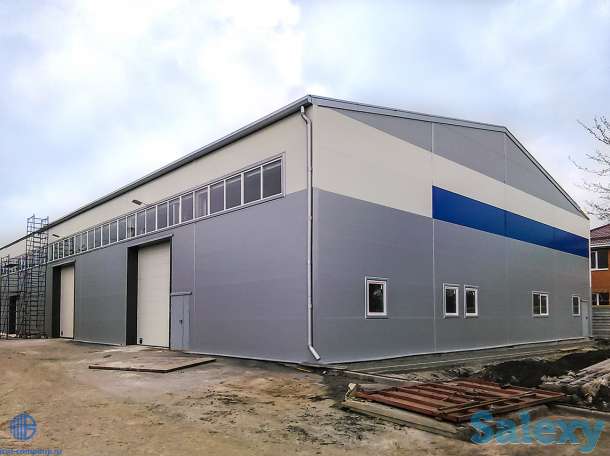 Ангары, автомойки, фермы, склады из металлоконструкций, фотография 2