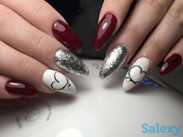 Маникюр наращивание, фотография 6