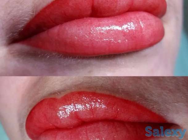 Перманентный макияж губ бровей век, фотография 1