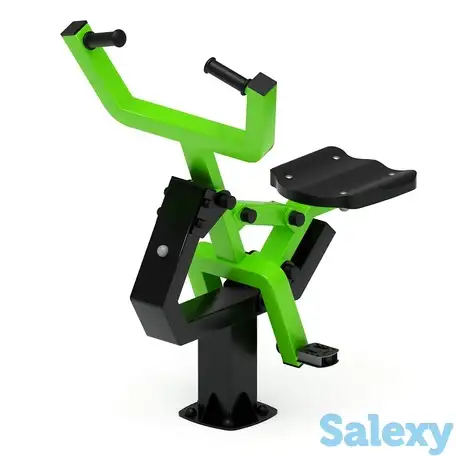 Наездник (зеленый) - уличный тренажер - ст 033-12, фотография 2