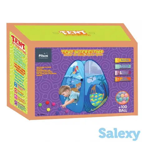 Pituso: Дом + 100 шаров Африка, 90*90*90см, фотография 1