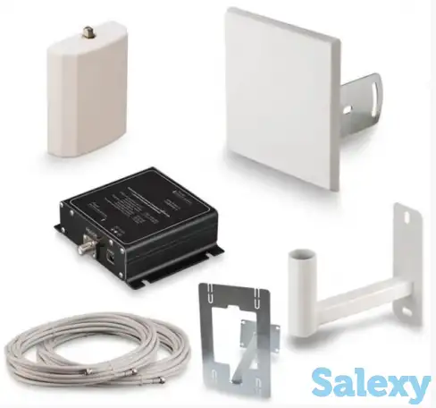 Комплект усиления сотовой связи 800/900/1800/2100 мГц, фотография 1