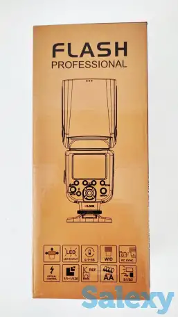 Вспышка ручная для Canon Nikon ZX-950 Wilidi новая, фотография 4
