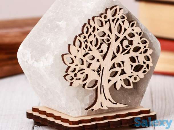 Соляная (солевая) лампа, соляной светильник, подарок девушке, ребенку, фотография 3