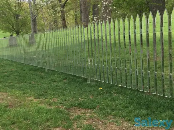 Акрил зеркало забор украшение, фотография 2