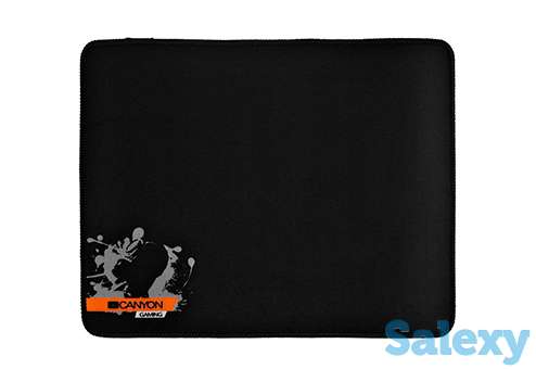 Игровой коврик для мыши canyon gaming mouse pad cne-cmp2. черный, фотография 1