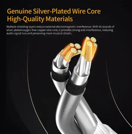 Провод IEM KZ Type C на QDC 0,75  MIC, фотография 5