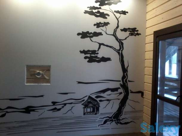 Услуги каллиграфии с рисунками на стену в кв,коттедже офисе, фотография 8