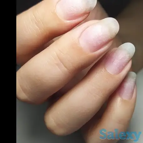 Маникюр, укрепление натуральных ногтей гелем, наращивание ногтей., фотография 5