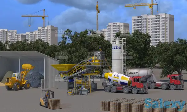 Бетонный завод QUICK BETON TWIN-35, фотография 1