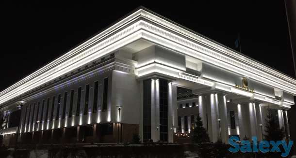 Архитектурная подсветка зданий, освещение фасадов, фотография 1