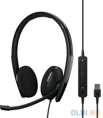 Гарнитура sennheiser adapt 160 usb ii черный 1000915, фотография 1
